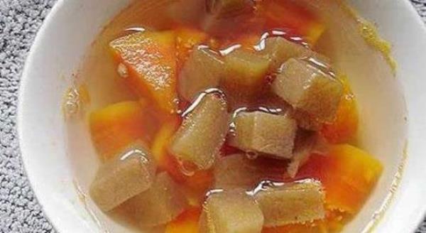 What are the recipes for sweet papaya soup?