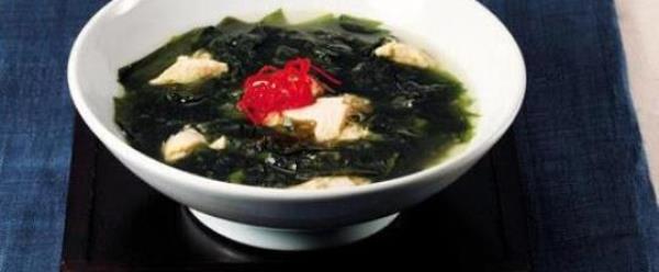 What are the effects of kelp and seaweed soup?