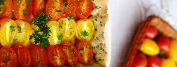 Novel way to eat: Grilled Parsley Tomato Pie