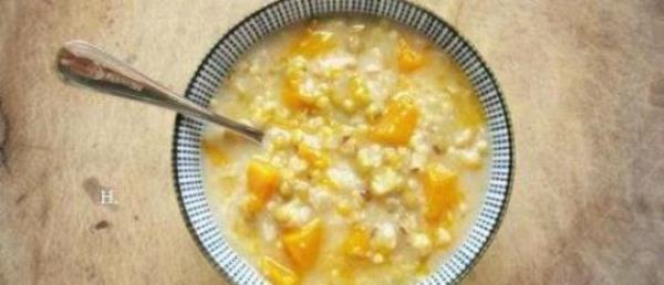 How to make brown rice, soybean and pumpkin porridge
