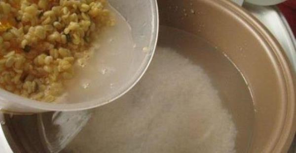 How to make mung bean porridge rice cooker