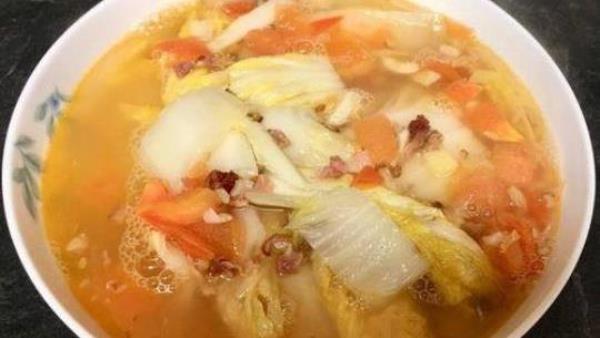 How to make cabbage and tomato soup